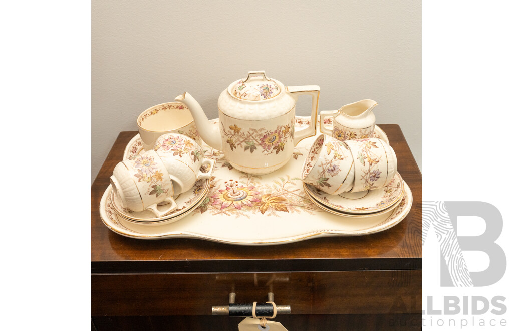 Vintage Belleek 12 Piece 'Neptune' Tea Service