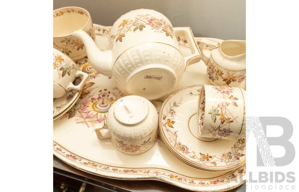 Vintage Belleek 12 Piece 'Neptune' Tea Service