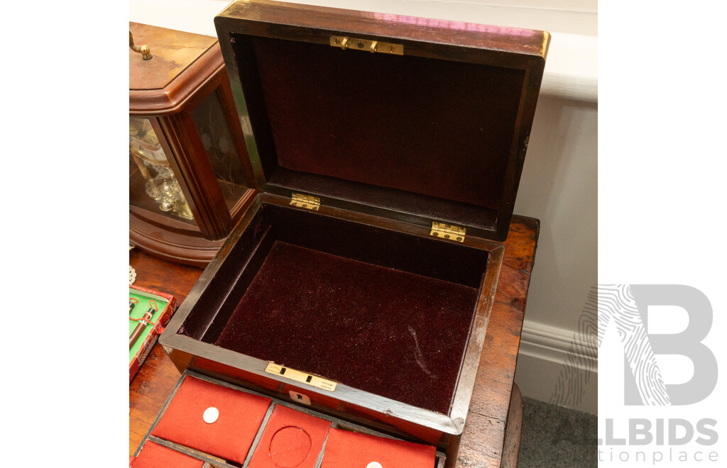 Victorian Rosewood Fitted Sewing Box