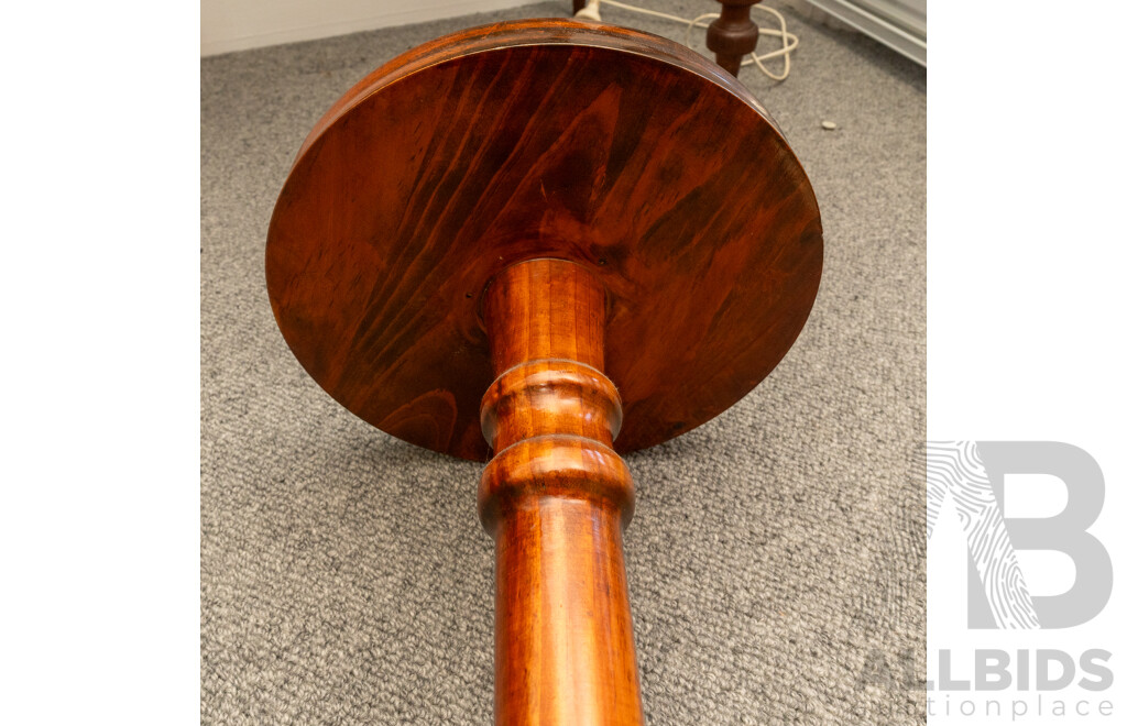 Modern Turned Timber Pedestal