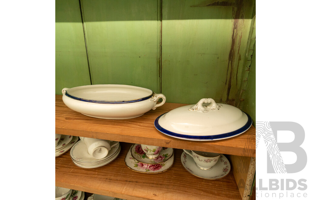 Collection of Porcelain Trios and Duets Inc Sampson, Roslyn and Noritake