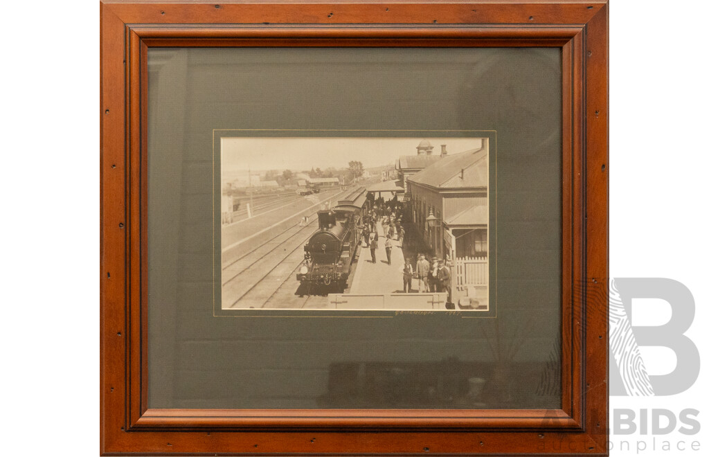 Pair of Framed Photographic Prints of Early Goulburn