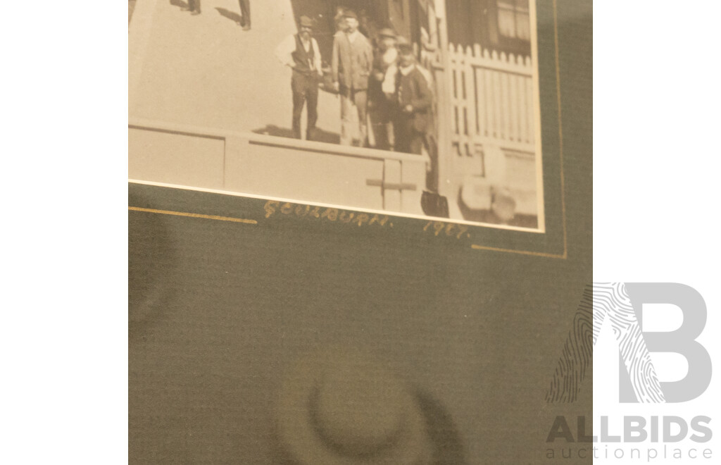 Pair of Framed Photographic Prints of Early Goulburn