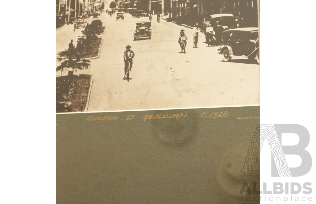 Pair of Framed Photographic Prints of Early Goulburn