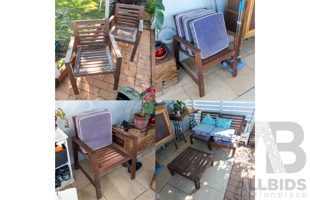 Timber Seven Piece Outdoor Lounge Suite