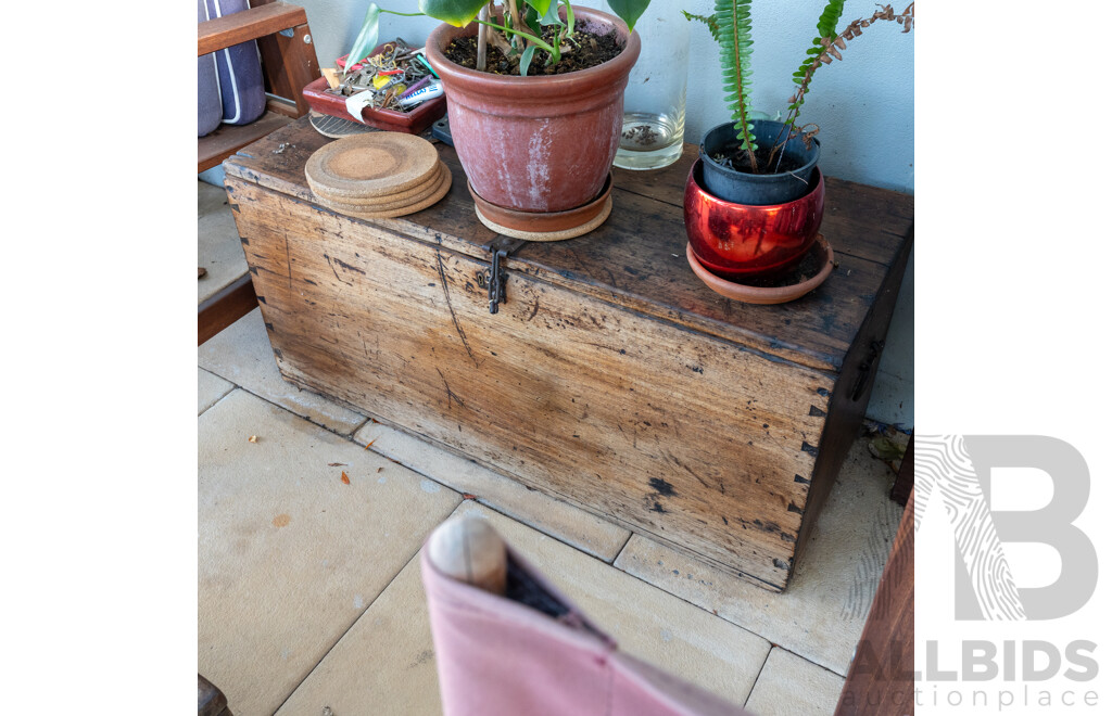 Rustic Timber Blanket Box