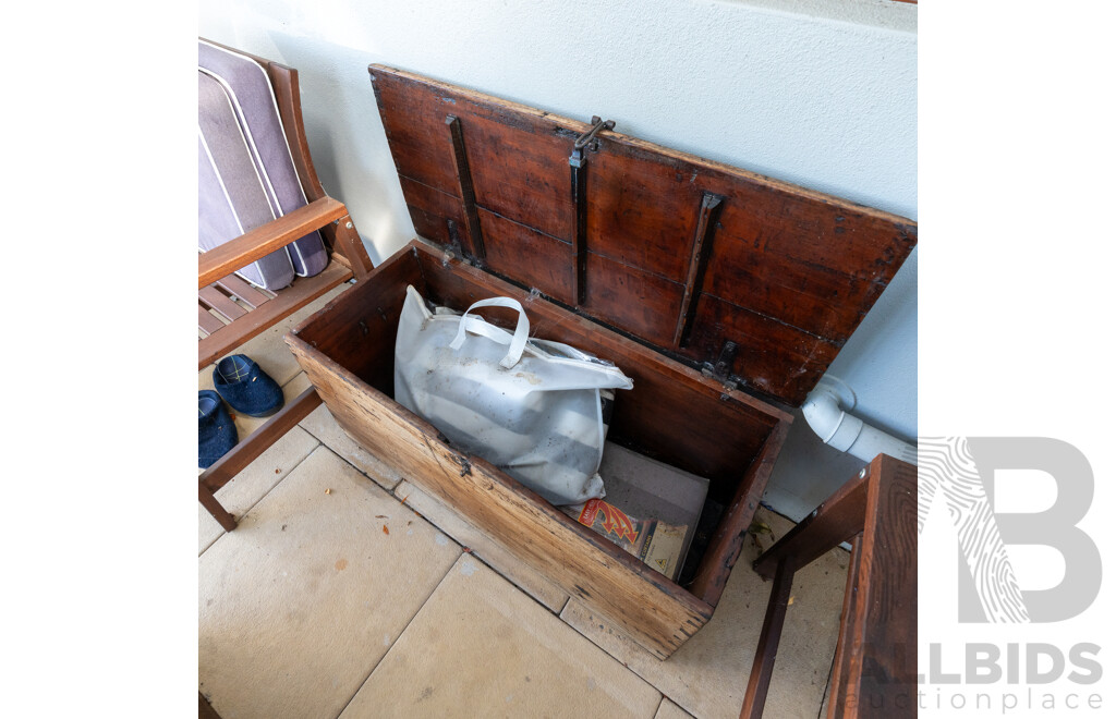 Rustic Timber Blanket Box