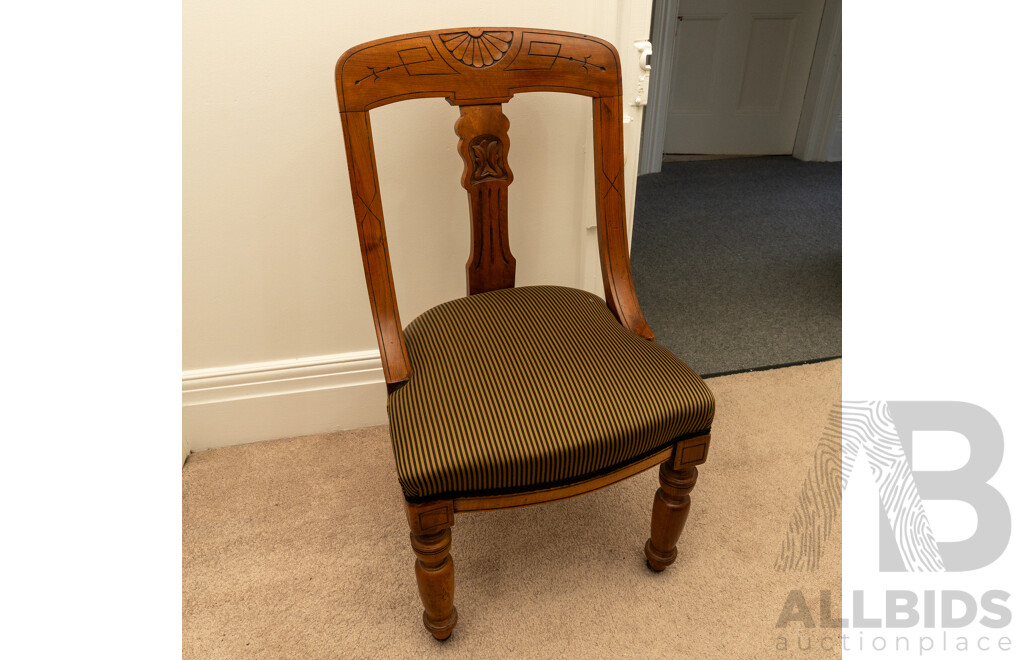 Edwardian Oak Dining Chair