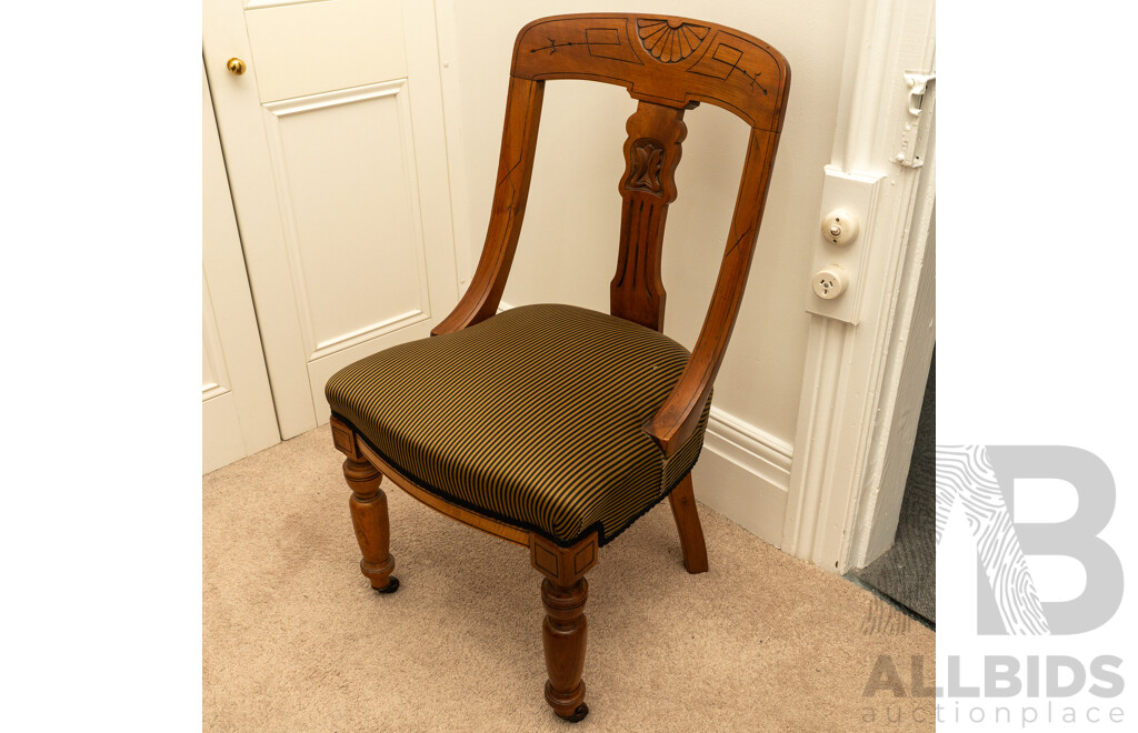 Edwardian Oak Dining Chair