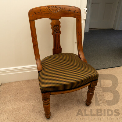 Edwardian Oak Dining Chair