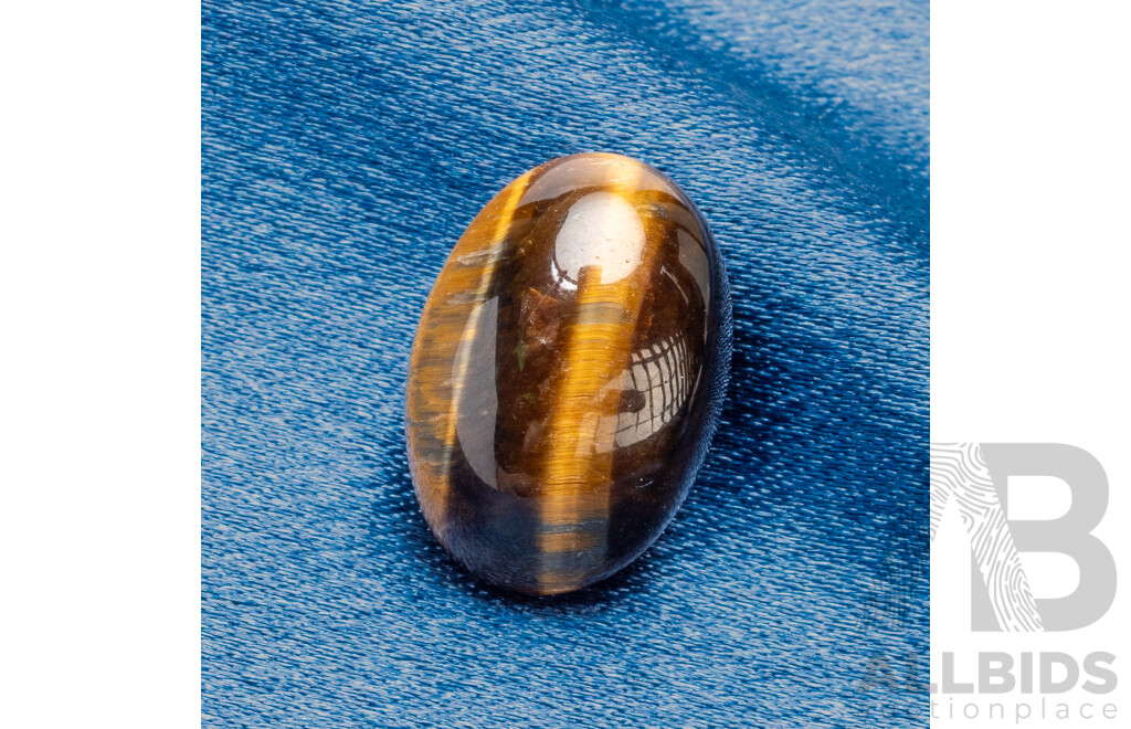 Tigers Eye Oval Cabochon Stone
