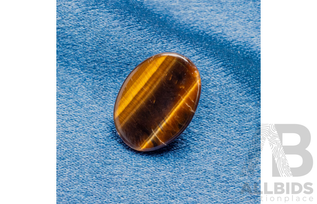 Tigers Eye Oval Cabochon Stone