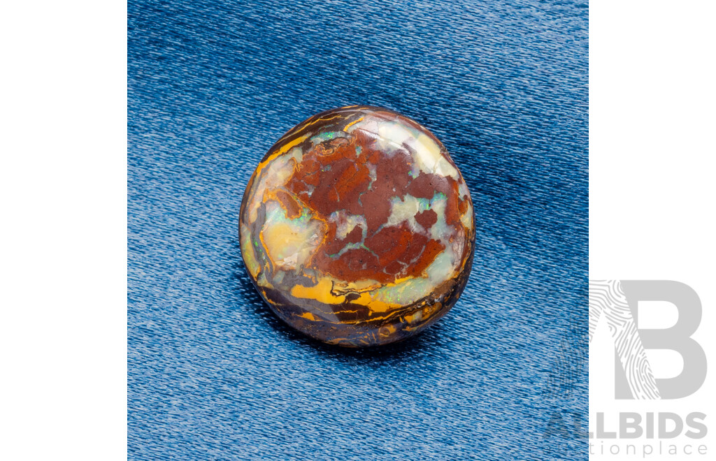 Round Cabochon Boulder Opal - 11.90cts