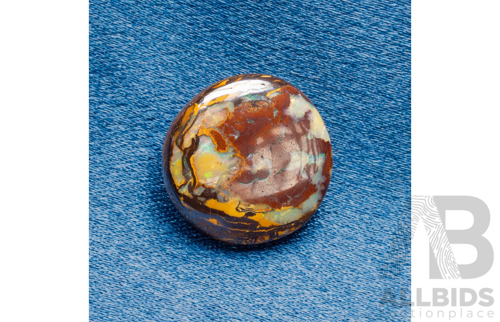 Round Cabochon Boulder Opal - 11.90cts
