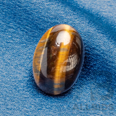 Tigers Eye Oval Cabochon Stone