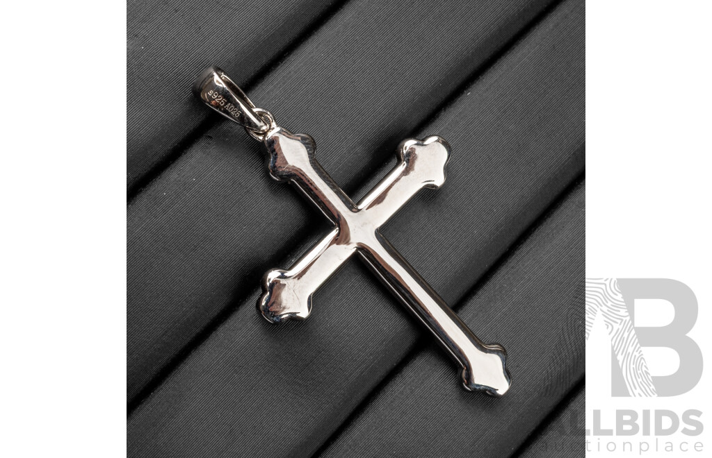 925 Sterling Silver & Cubic Zirconia Cross