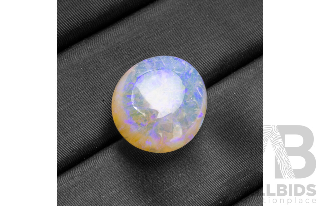 6.10ct Oval/Round Translucent Lightning Ridge Opal