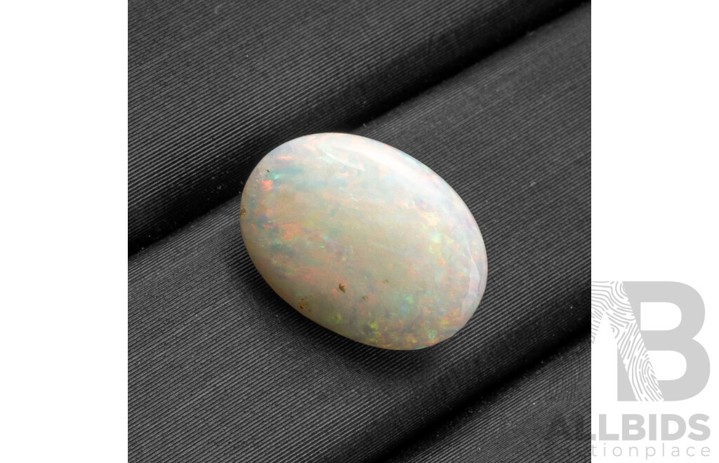 2.65ct Oval Cabochon Lightning Ridge Opal