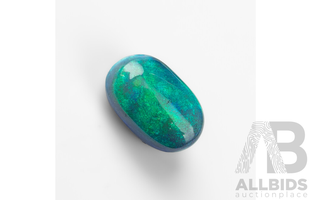 1.80ct Oval Cabochon Lightning Ridge Opal