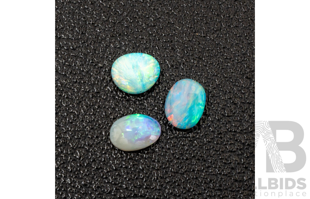 0.80ct Lightning Ridge Opals - Lot of 3