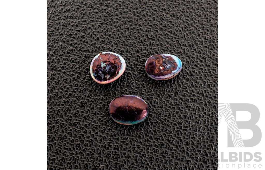 0.80ct Lightning Ridge Opals - Lot of 3