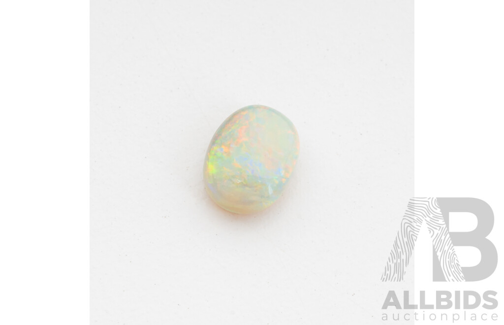 2.00ct Oval Cut Lightning Ridge Opal