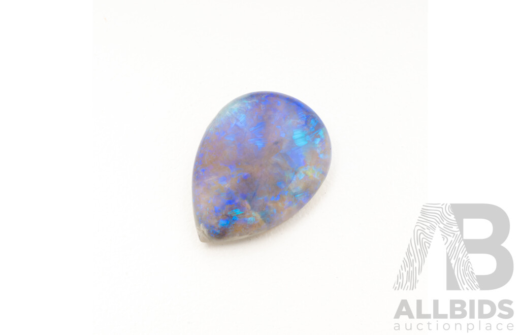 11.80ct Pear Cut Lightning Ridge Opal