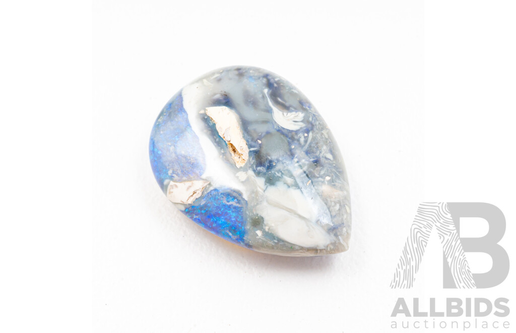 11.80ct Pear Cut Lightning Ridge Opal
