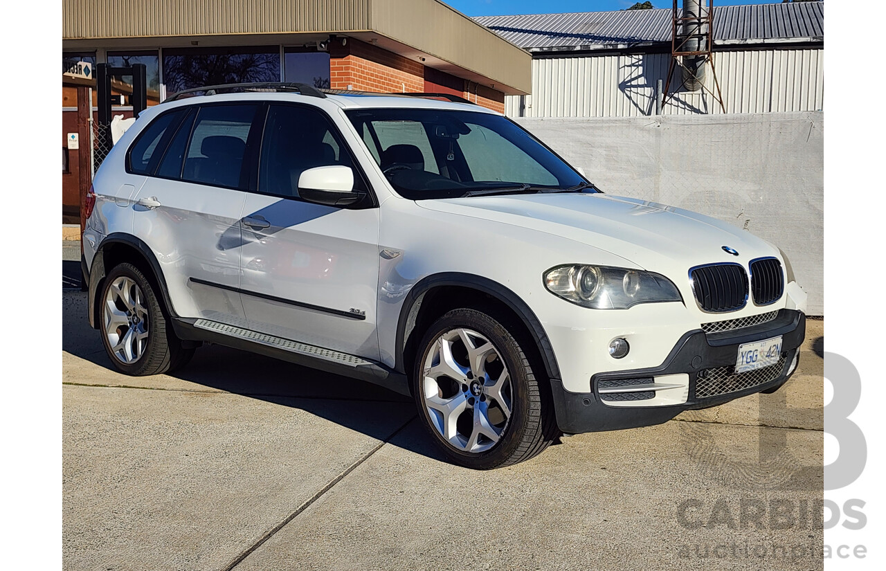 12/2008 Bmw X5 3.0d E70 4d Wagon White 3.0L