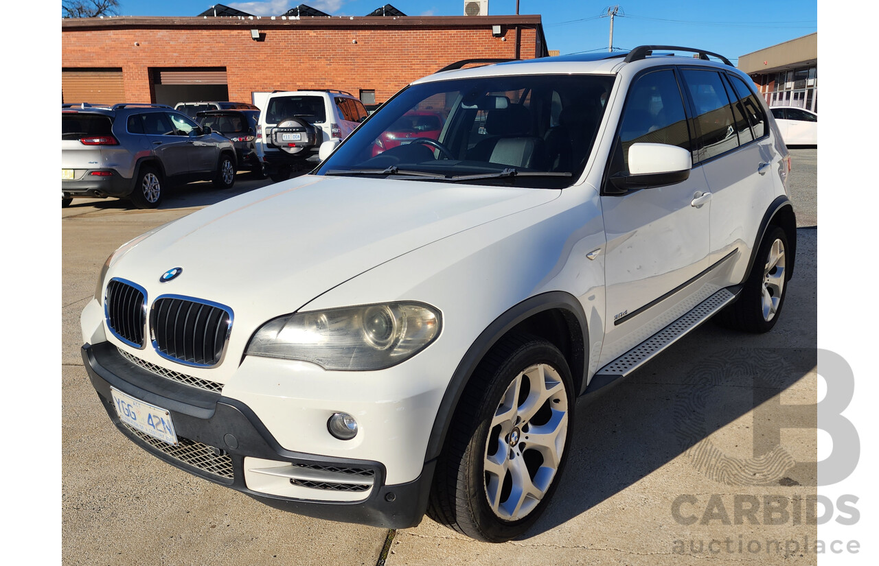 12/2008 Bmw X5 3.0d E70 4d Wagon White 3.0L