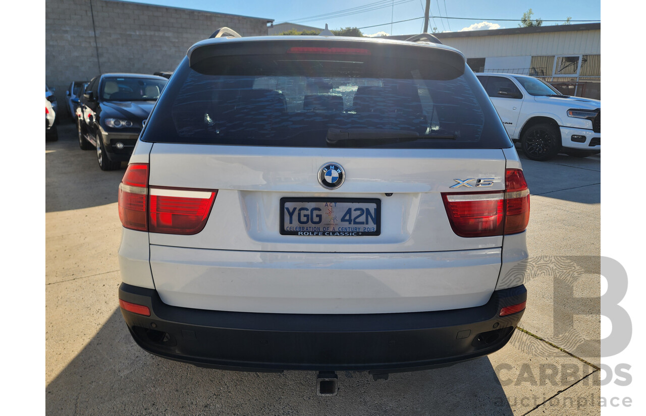 12/2008 Bmw X5 3.0d E70 4d Wagon White 3.0L