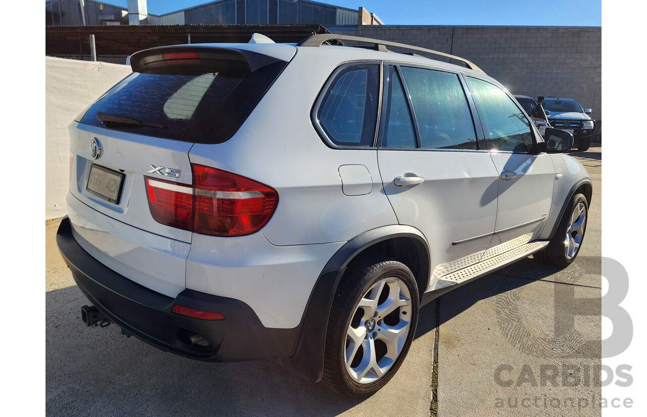 12/2008 Bmw X5 3.0d E70 4d Wagon White 3.0L
