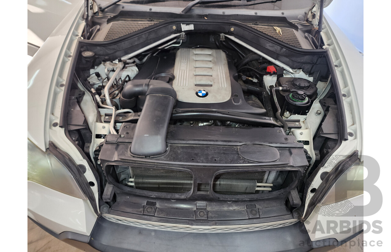12/2008 Bmw X5 3.0d E70 4d Wagon White 3.0L