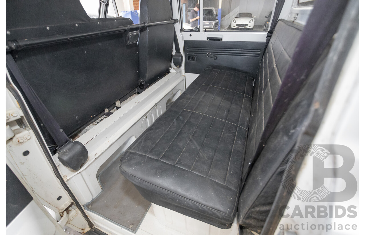 3/1977 Toyota Dyna 4d Tray Back Solid White 2.0L