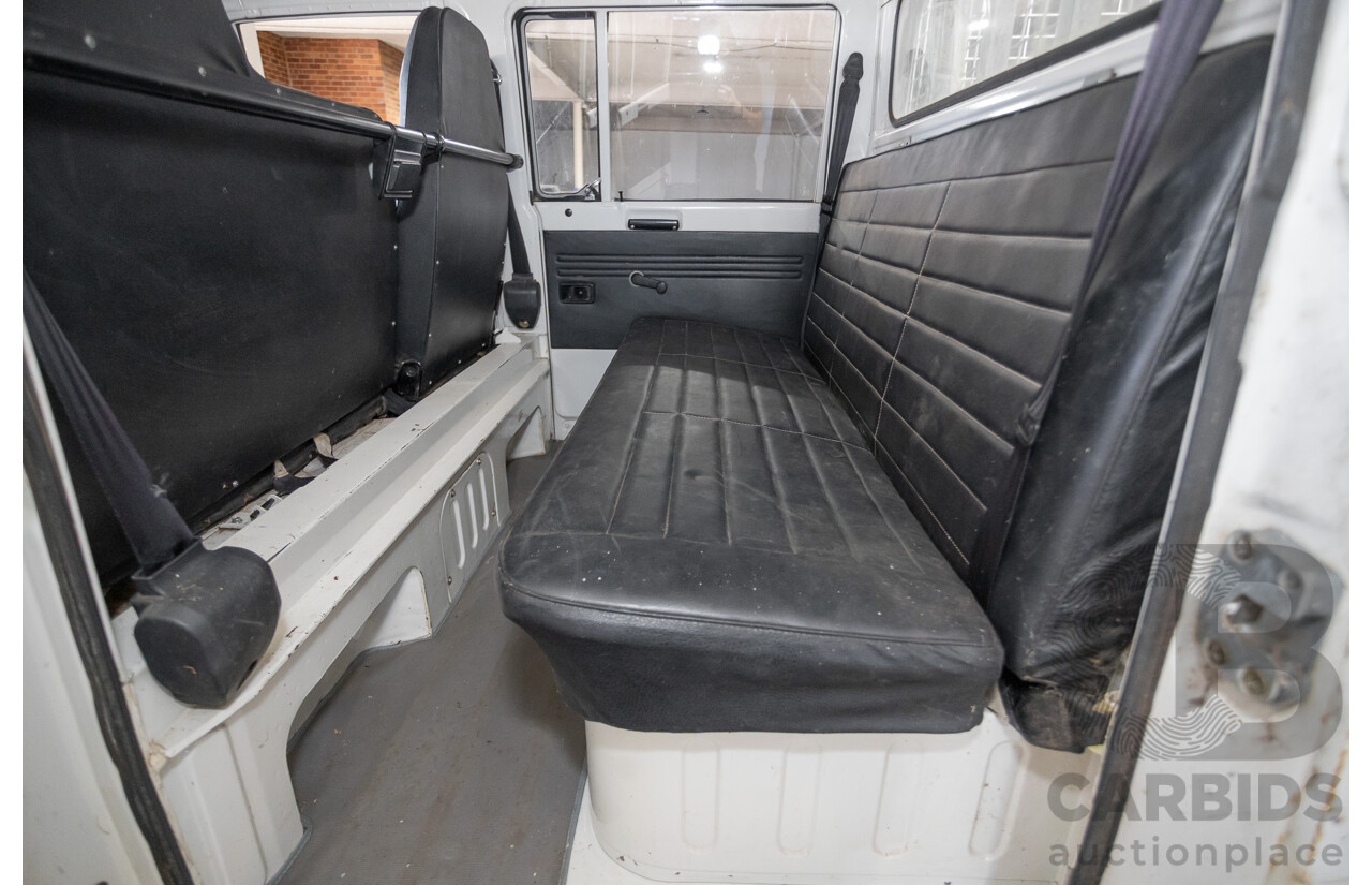 3/1977 Toyota Dyna 4d Tray Back Solid White 2.0L