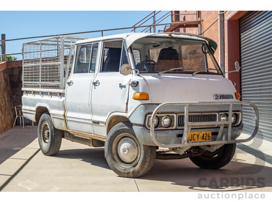 3/1977 Toyota Dyna 4d Tray Back Solid White 2.0L