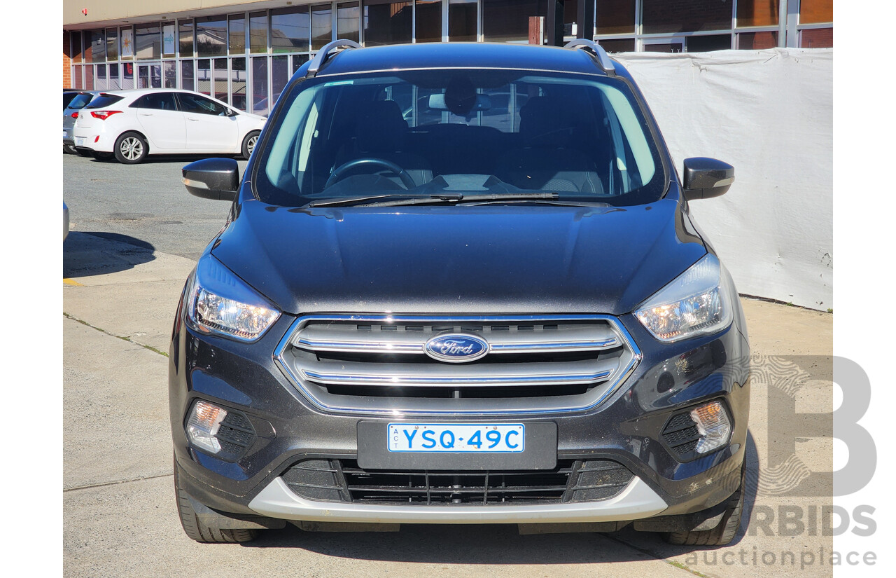 6/2018 Ford Escape Trend ZG MY18 4d Wagon Grey 1.5L