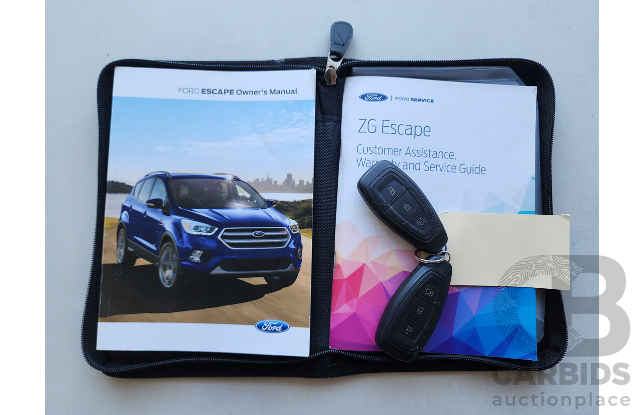 6/2018 Ford Escape Trend ZG MY18 4d Wagon Grey 1.5L