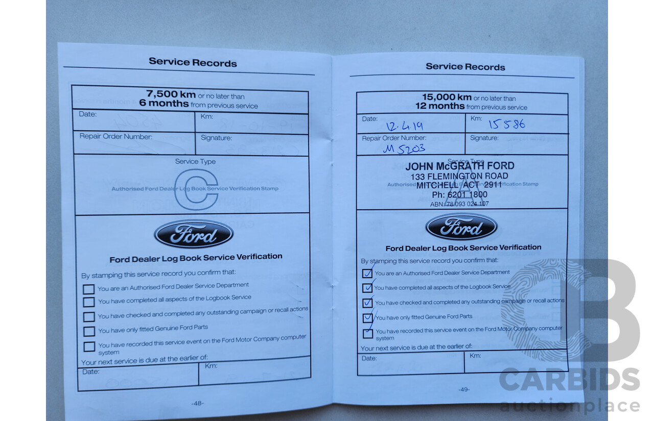 6/2018 Ford Escape Trend ZG MY18 4d Wagon Grey 1.5L