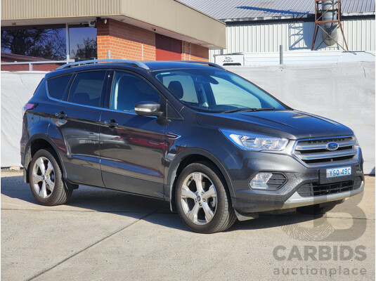 6/2018 Ford Escape Trend ZG MY18 4d Wagon Grey 1.5L
