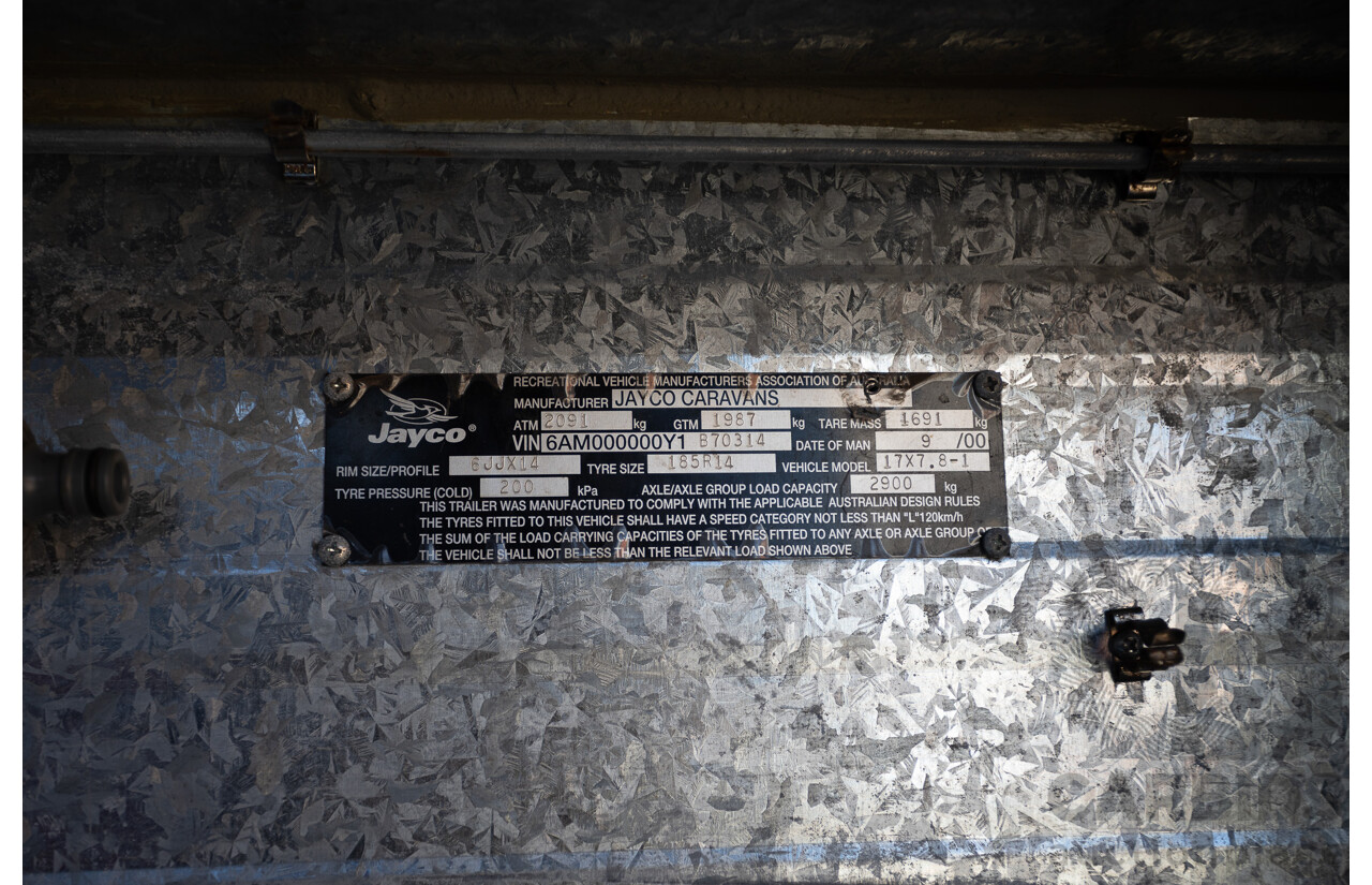 09/2000 Jayco Westport Caravan 18FT