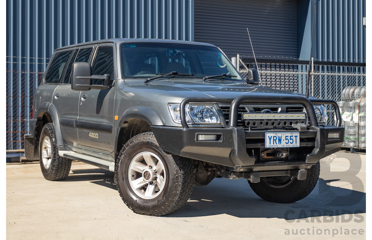 10/2002 Nissan Patrol ST (4x4) GU III 4d Wagon Grey 4.8L