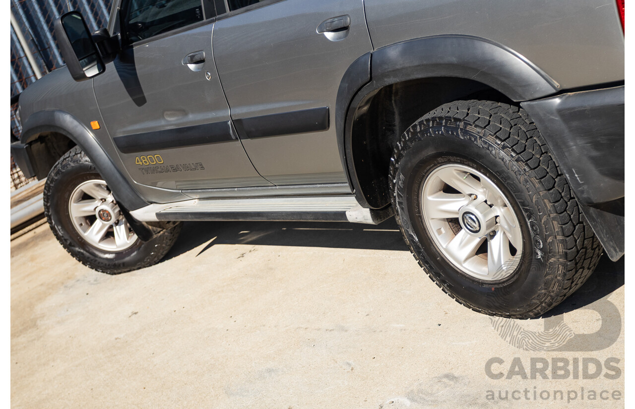 10/2002 Nissan Patrol ST (4x4) GU III 4d Wagon Grey 4.8L