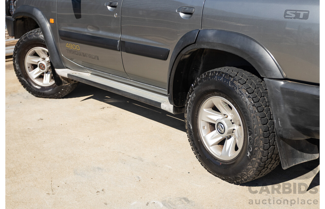 10/2002 Nissan Patrol ST (4x4) GU III 4d Wagon Grey 4.8L