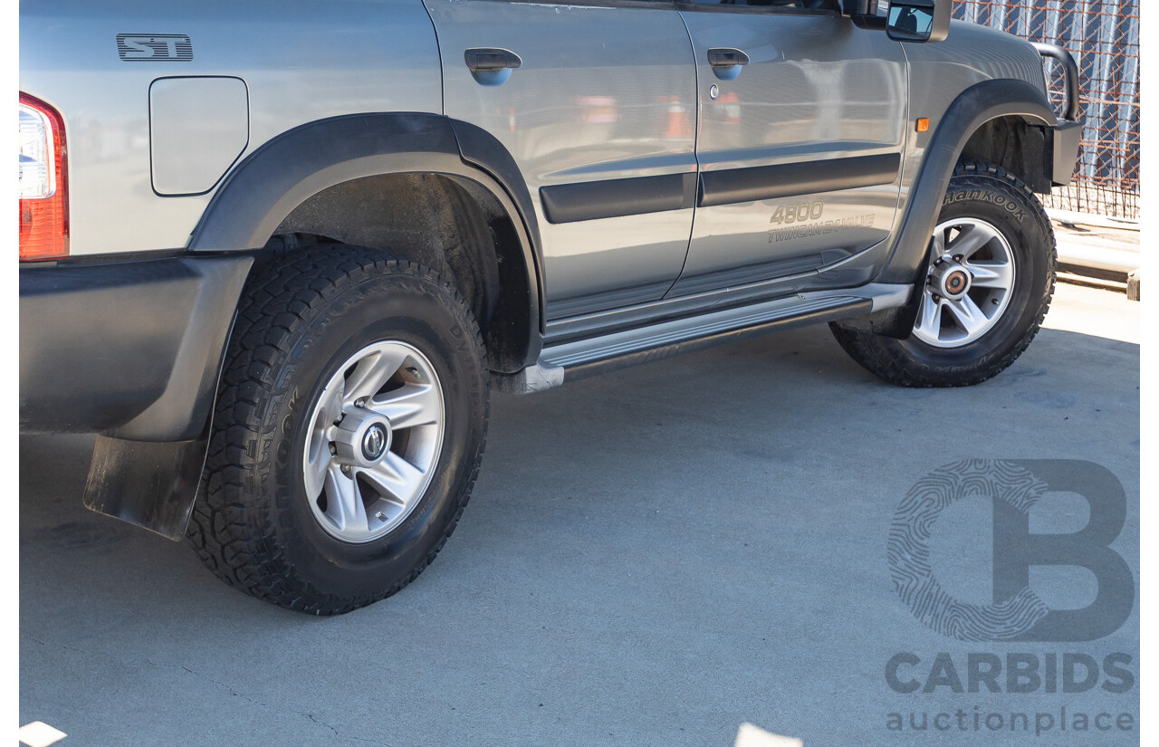 10/2002 Nissan Patrol ST (4x4) GU III 4d Wagon Grey 4.8L