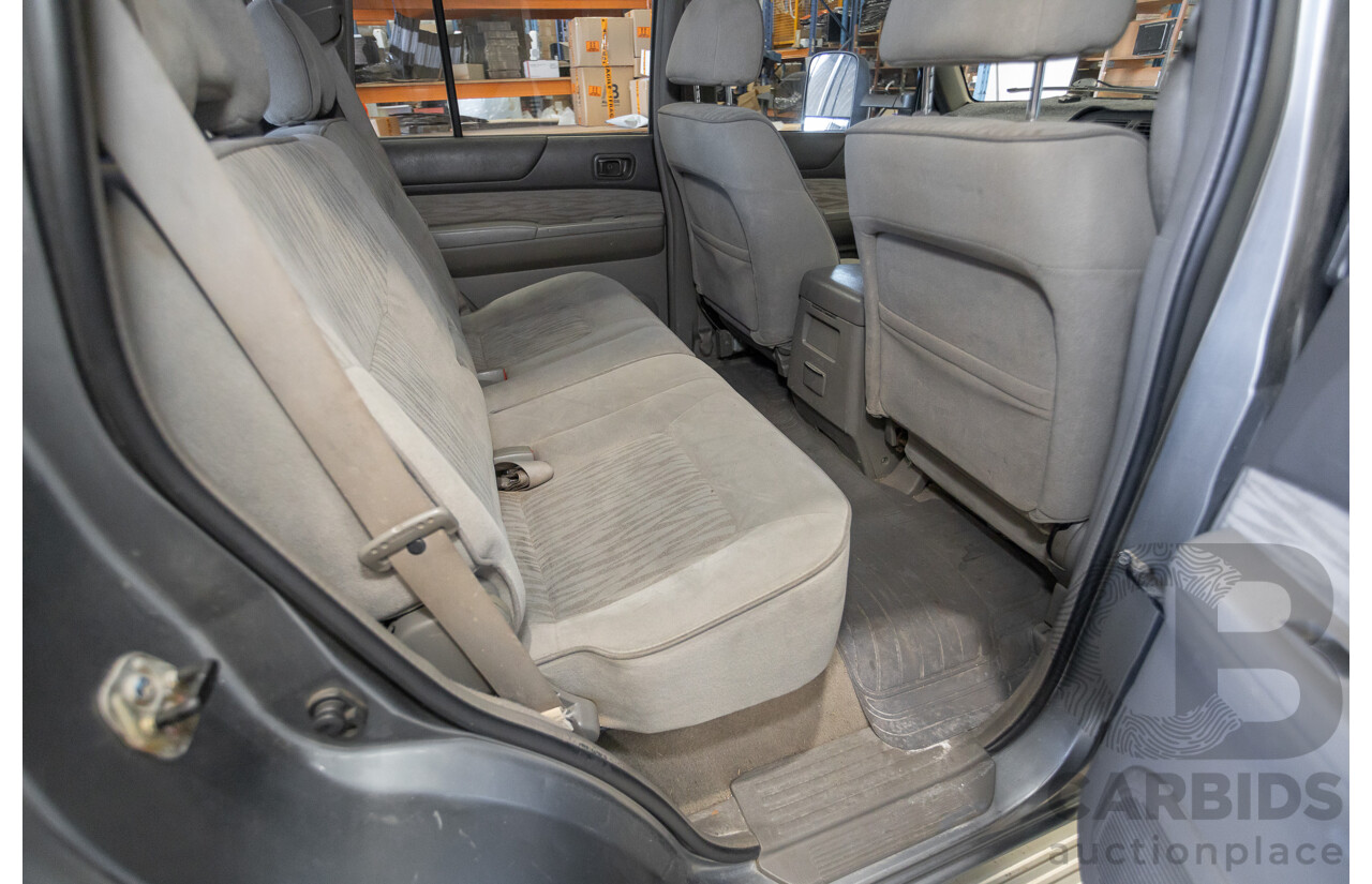 10/2002 Nissan Patrol ST (4x4) GU III 4d Wagon Grey 4.8L