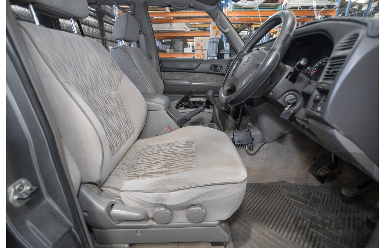 10/2002 Nissan Patrol ST (4x4) GU III 4d Wagon Grey 4.8L