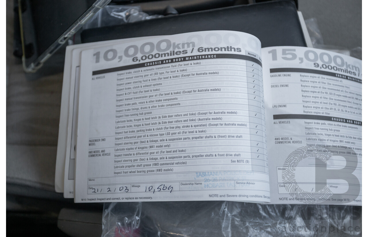 10/2002 Nissan Patrol ST (4x4) GU III 4d Wagon Grey 4.8L