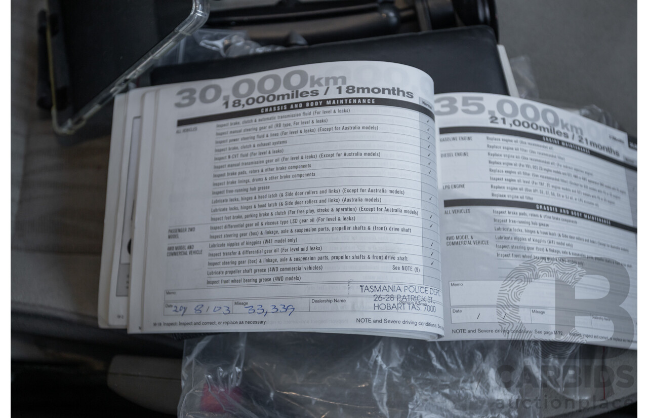 10/2002 Nissan Patrol ST (4x4) GU III 4d Wagon Grey 4.8L