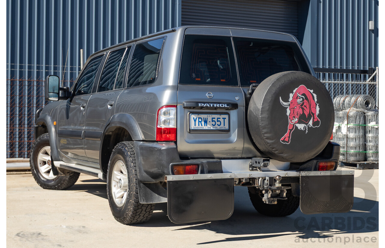 10/2002 Nissan Patrol ST (4x4) GU III 4d Wagon Grey 4.8L
